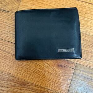 Fossil Black Genuine Leather Bifold Wallet